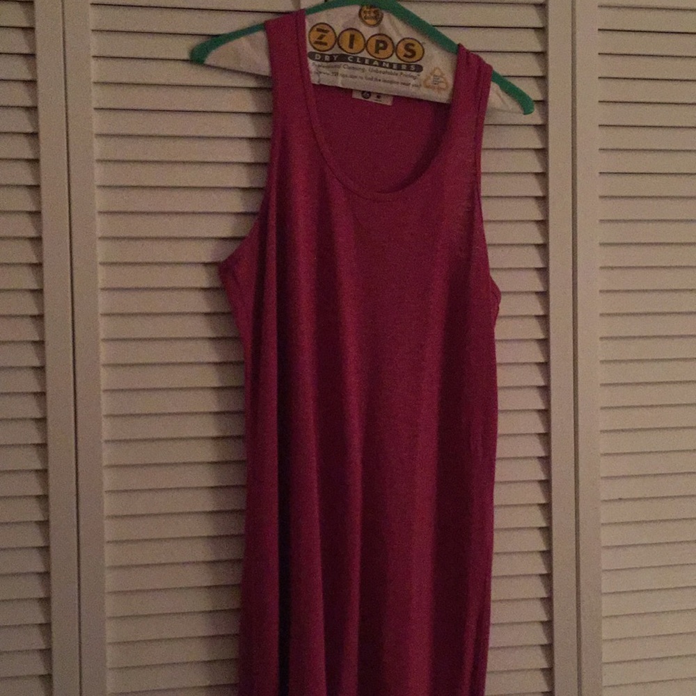 American Giant Pink Tank Dress